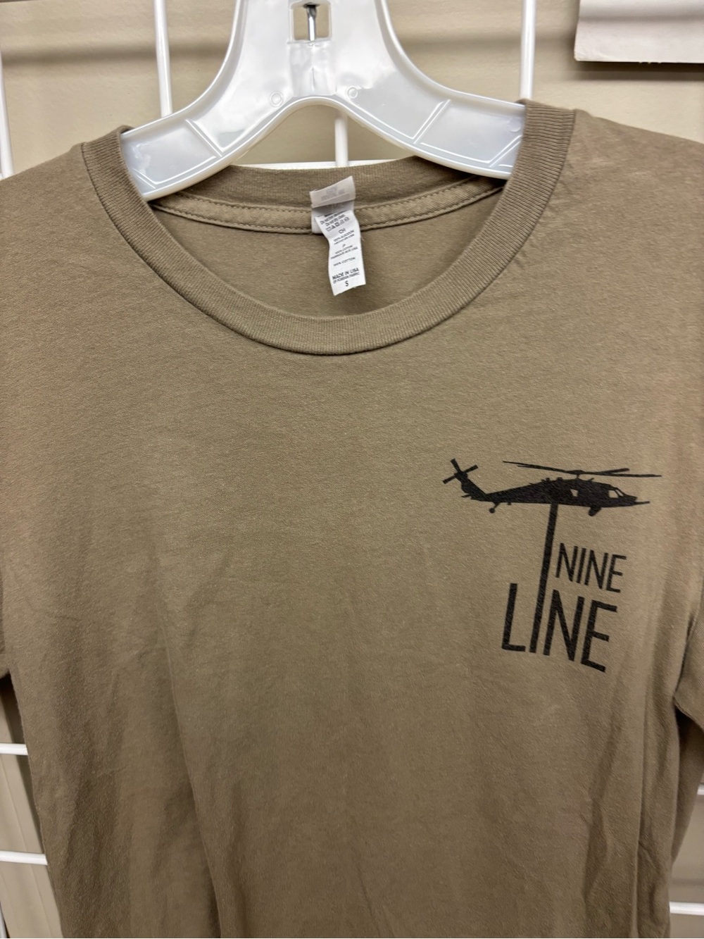 NWOT Nine Line Apparel General George S. Patton Quote On Back T-Shirt Small.